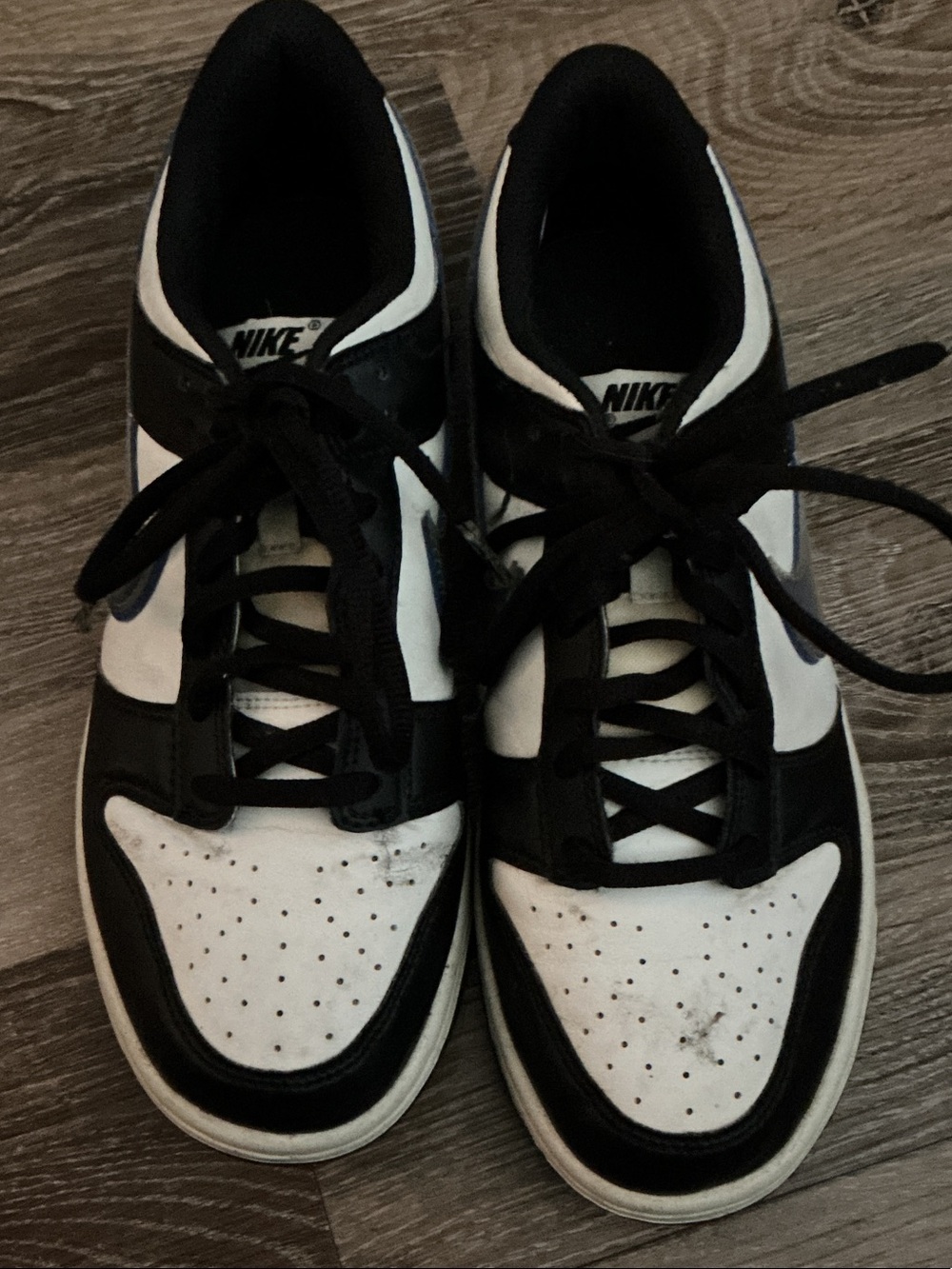 Nike Black and White Low-Top Sneakers